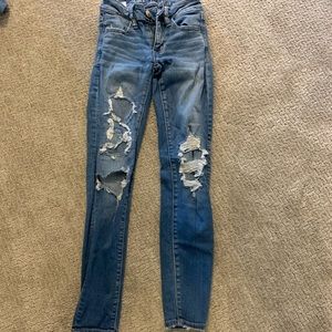 American Eagle jeans ripped